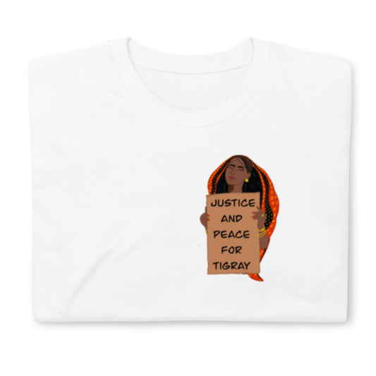 Wa'Ela Limited Edition | Justice & Peace for Tigray Unisex T-Shirt
