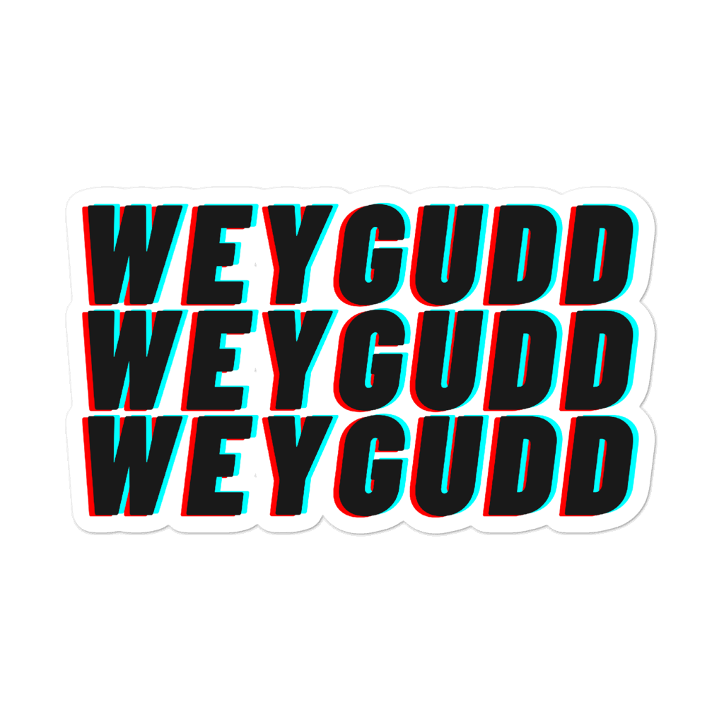 WEYGUDD Sticker