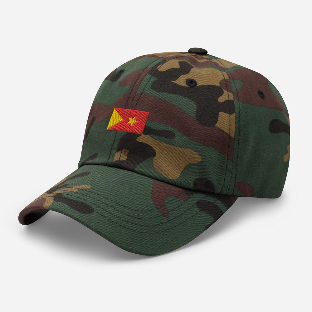 Free Tigray - Embroidered Tigray Flag Donation Hat | 100% of Proceeds Deliver Medical Kits to Tigray
