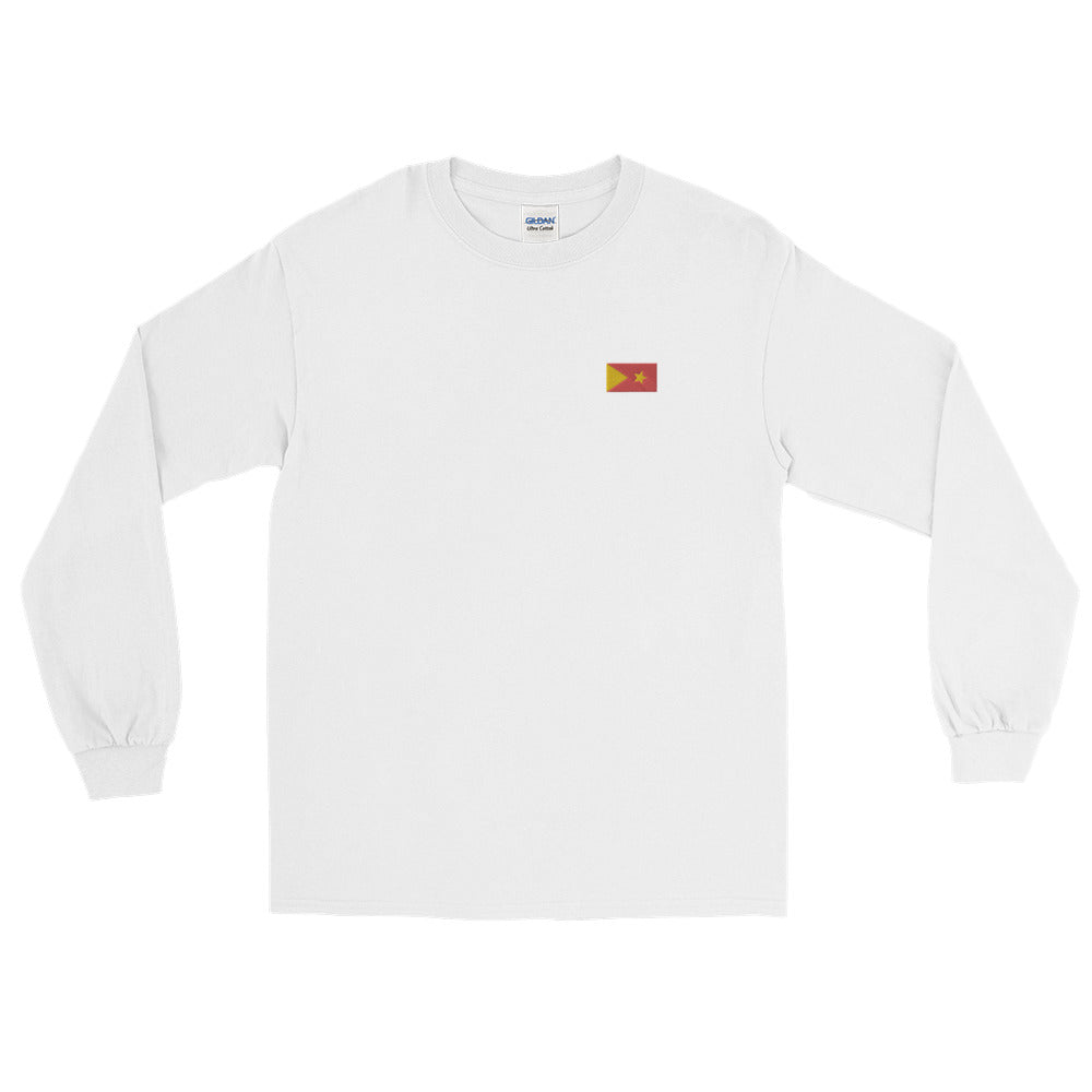 Embroidered Tigray Flag Long Sleeve Shirt for Medical Kits