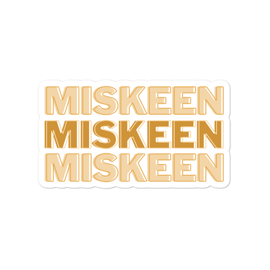Miskeen Sticker