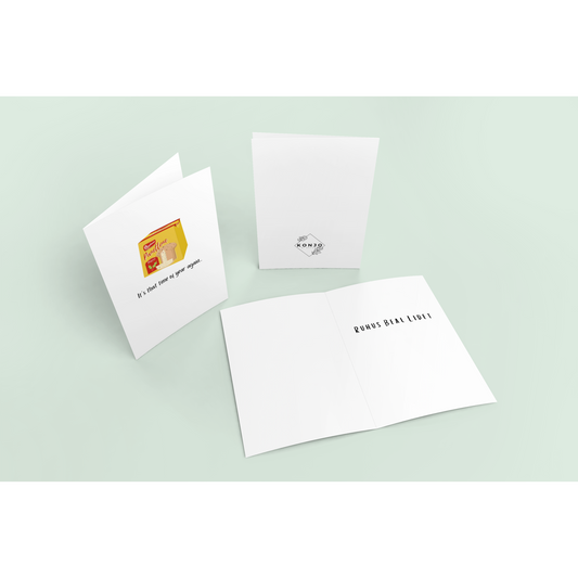 Ruhus Beal Lidet Christmas Card | Habesha Ethiopian Eritrean Card Shop our original art, greeting cards, coffee mugs, stickers, hats, shirts and crewnecks all inspired by our Eritrean and Ethiopian-American perspectives, experiences, and points of view.