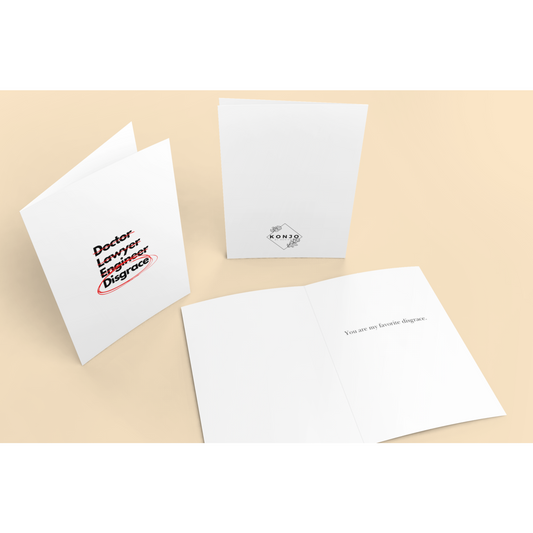 Family Disgrace Greeting Card