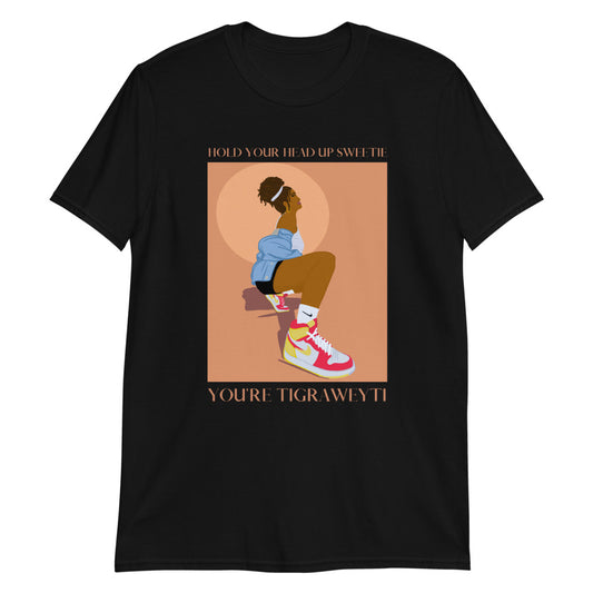 Hold Your Head Up Sweetie, You're Tigraweyti Donation T-Shirt Providing Medical Kits For Tigray