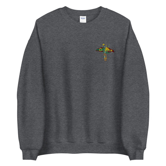 Tigray x Oromia Embroidered Flag Unisex Crewneck for Medical Kits