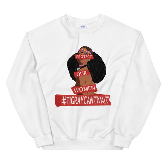 Protect Our Women Tigray Can't Wait Unisex Crewneck for Medical Kits