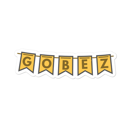 Gobez Sticker | Ethiopian Eritrean Stickers | Shop our original art, greeting cards, coffee mugs, stickers, hats, shirts and crewnecks all inspired by our Eritrean and Ethiopian-American perspectives, experiences, and points of view. Perfect Habesha Gift
