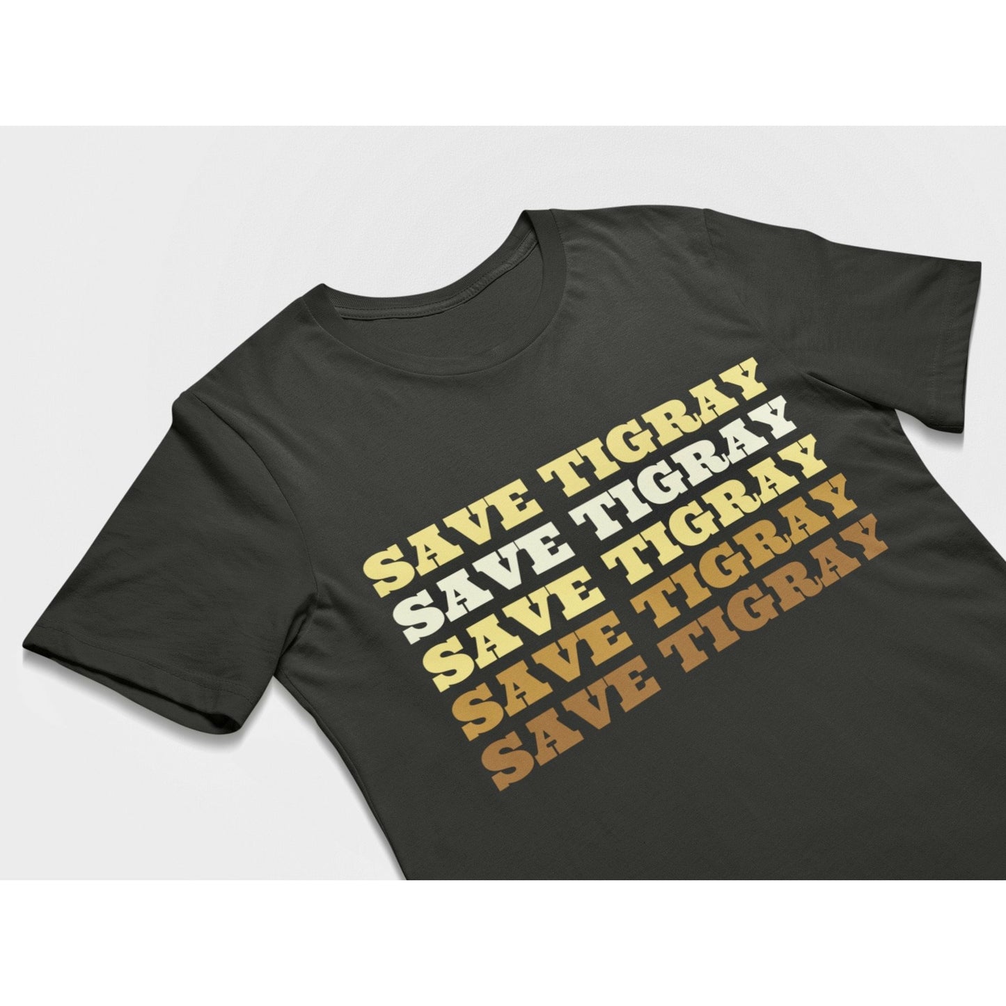 Save Tigray Retro Unisex T-Shirt: 100% of Proceeds Donated to Ahwatna