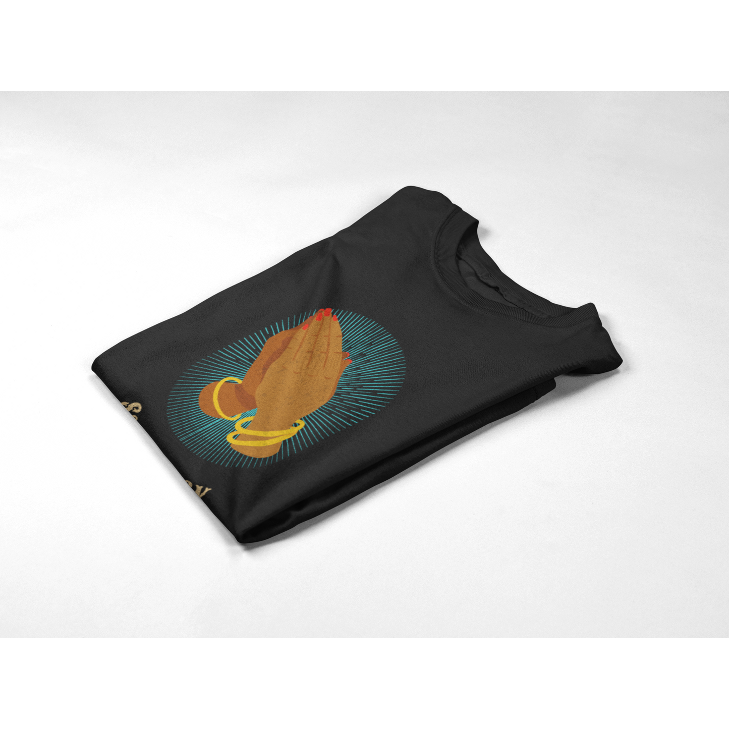 Save Tigray Distressed Prayer Hands Unisex T-Shirt: 100% of Proceeds Donated to Ahwatna