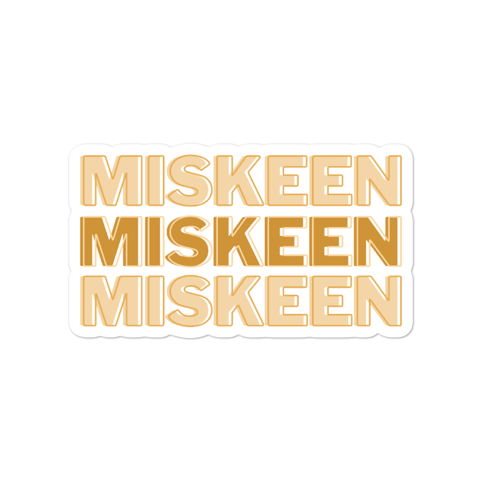 Miskeen Sticker