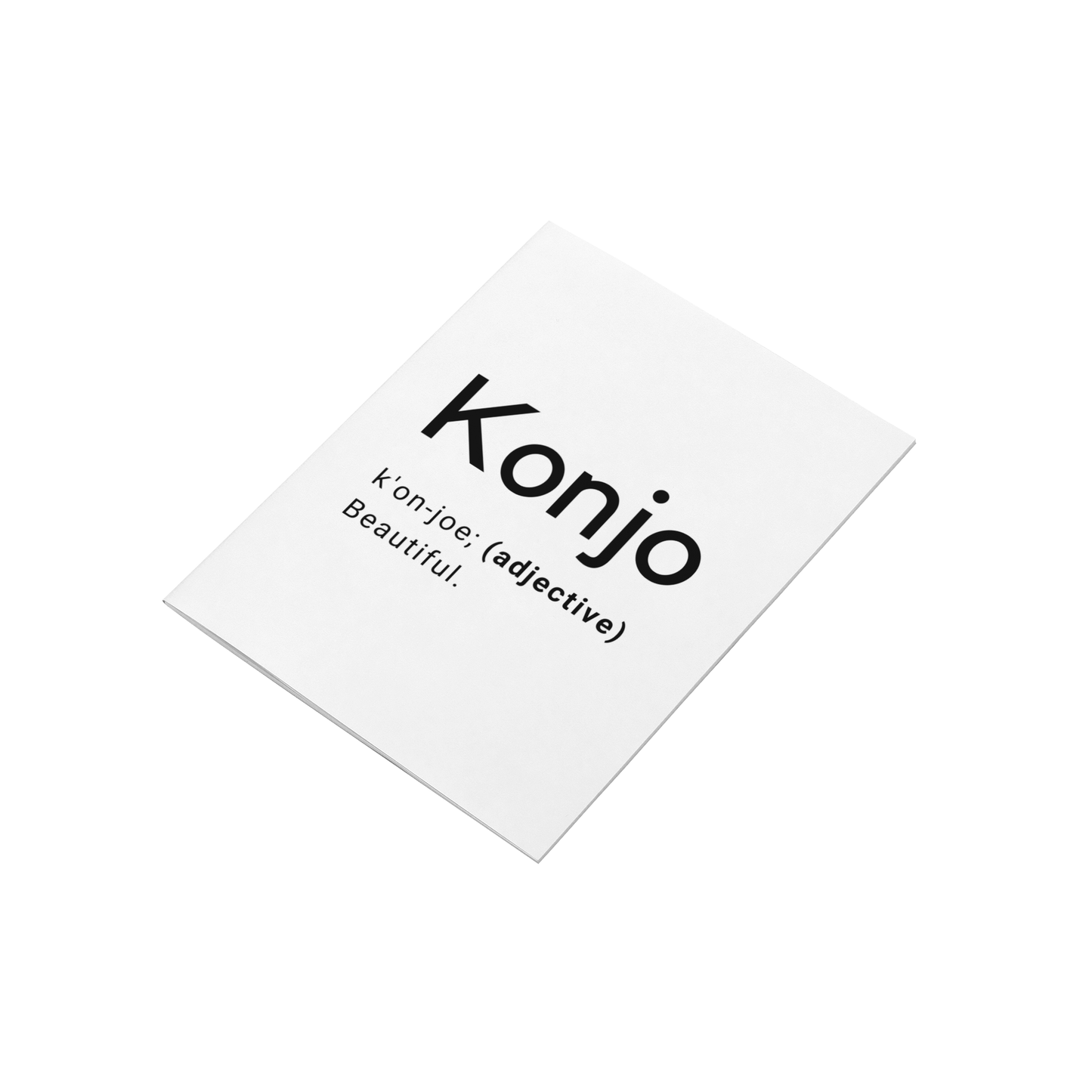 Konjo Definition Print