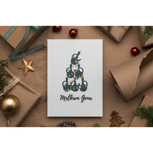 Melkam Gena Christmas Card (Blank Inside) Habesha Ethiopian Eritrean Amharic Card Shop our original art, greeting cards, coffee mugs, stickers, hats, shirts and crewnecks all inspired by our Eritrean and Ethiopian-American perspectives, experiences, and points of view. Perfect Habesha Gift