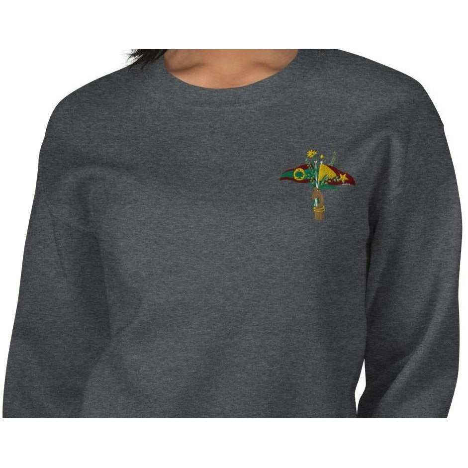 Tigray x Oromia Embroidered Flag Unisex Crewneck for Medical Kits